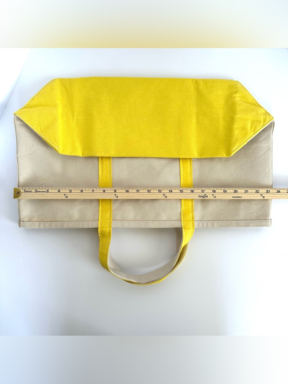 New Celandine by Anthropologie Beaded Large Canvas Tote Bag in Surfer Girl - Picture 7 of 16